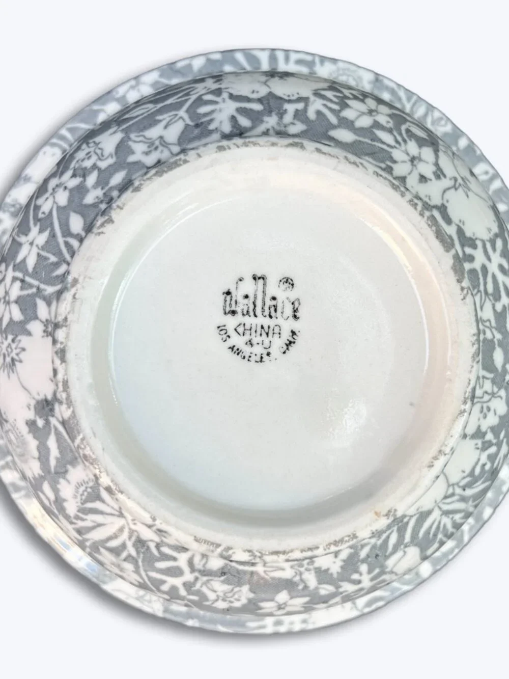 Vtg Wallace China Desert Ware Festival Gray 8